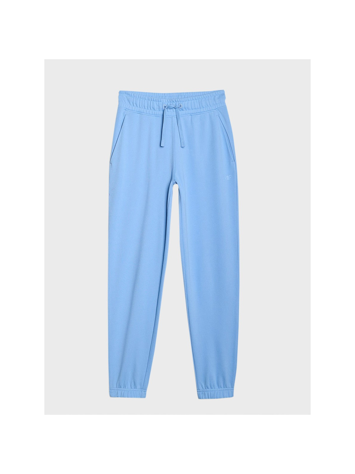 4F SPODNIE DAMSKIE DRESOWE SPORTOWE JOGGERY TTROF1138 DENIM XXL