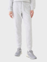 4F SPODNIE DAMSKIE DRESOWE SPORTOWE JOGGERY TTROF1138 JASNOSZARY MELANŻ XXL