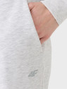 4F SPODNIE DAMSKIE DRESOWE SPORTOWE JOGGERY TTROF1138 JASNOSZARY MELANŻ XXL