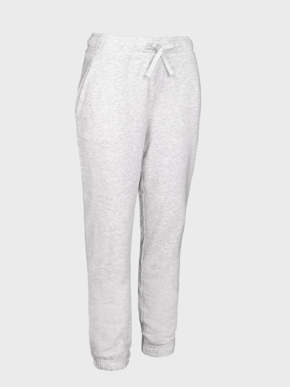 4F SPODNIE DAMSKIE DRESOWE SPORTOWE JOGGERY TTROF1138 JASNOSZARY MELANŻ XXL