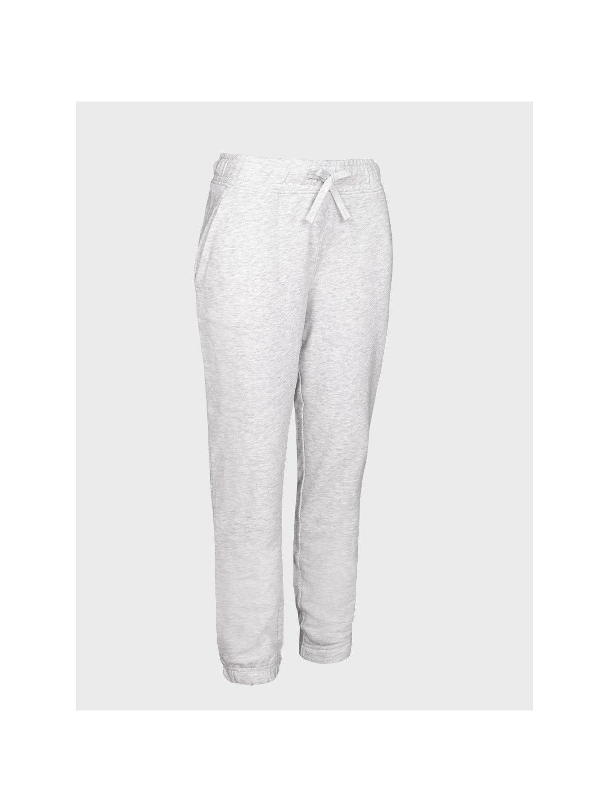 4F SPODNIE DAMSKIE DRESOWE SPORTOWE JOGGERY TTROF1138 JASNOSZARY MELANŻ XXL