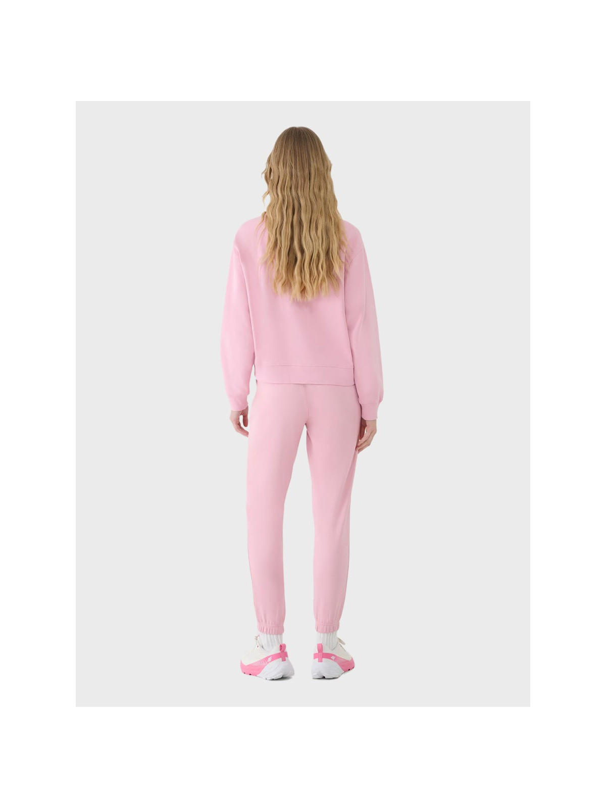 4F SPODNIE DAMSKIE DRESOWE SPORTOWE JOGGERY TTROF1138 RÓŻOWE XXL