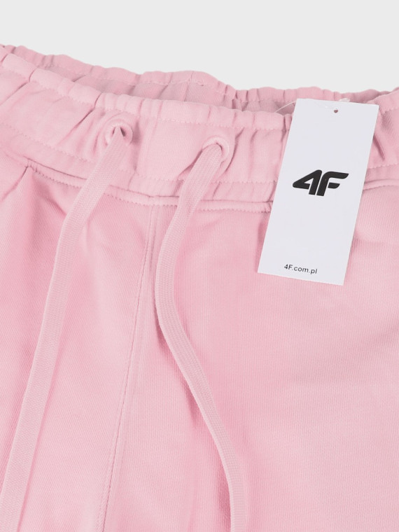 4F SPODNIE DAMSKIE DRESOWE SPORTOWE JOGGERY TTROF1138 RÓŻOWE XXL