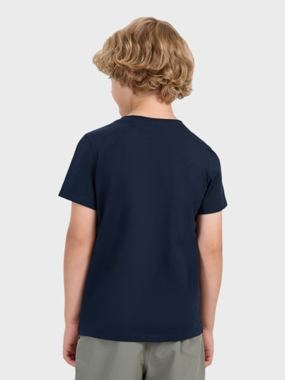 4F Koszulka Chłopięca Sportowa TTSHM2331 T-Shirt granatowa 164