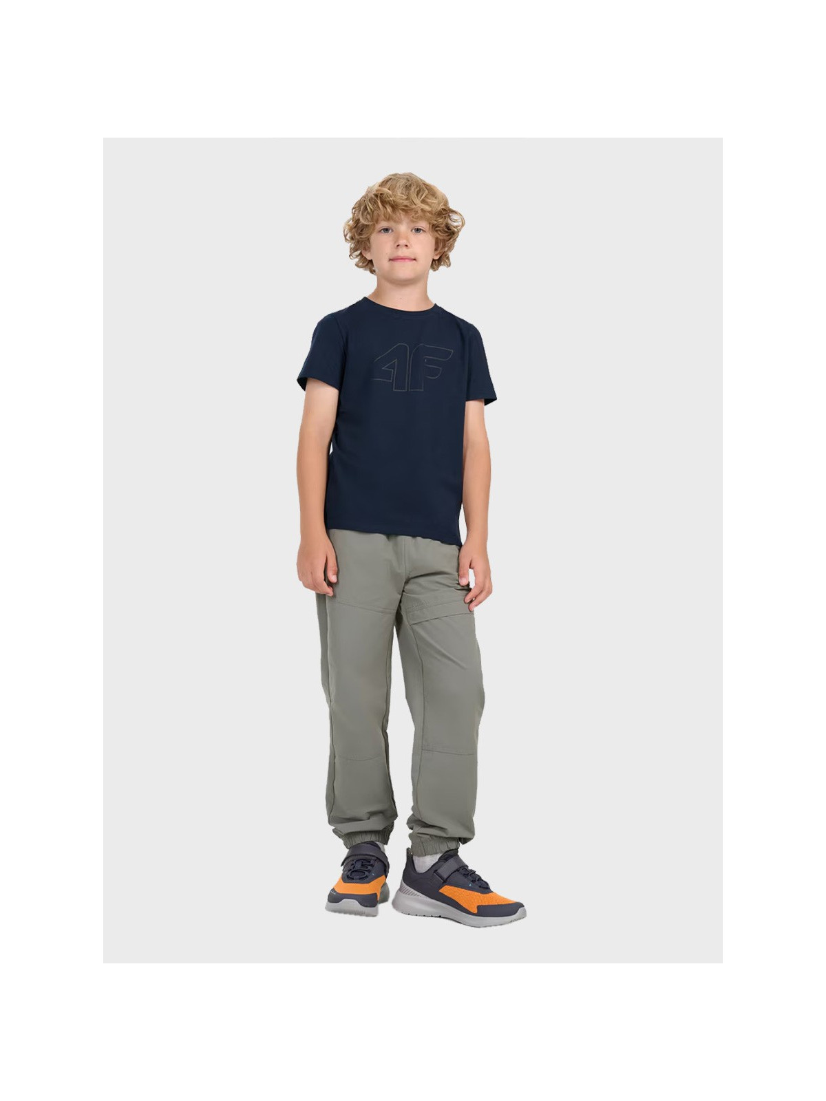 4F Koszulka Chłopięca Sportowa TTSHM2331 T-Shirt granatowa 164