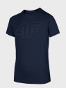 4F Koszulka Chłopięca Sportowa TTSHM2331 T-Shirt granatowa 164