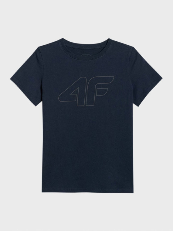4F Koszulka Chłopięca Sportowa TTSHM2331 T-Shirt granatowa 164