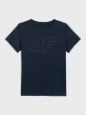 4F Koszulka Chłopięca Sportowa TTSHM2331 T-Shirt granatowa 164