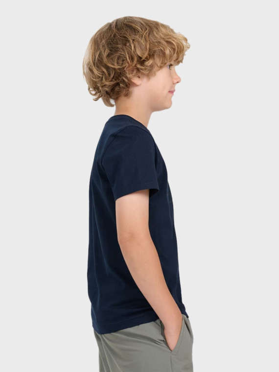 4F Koszulka Chłopięca Sportowa TTSHM2331 T-Shirt granatowa 164