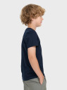 4F Koszulka Chłopięca Sportowa TTSHM2331 T-Shirt granatowa 164