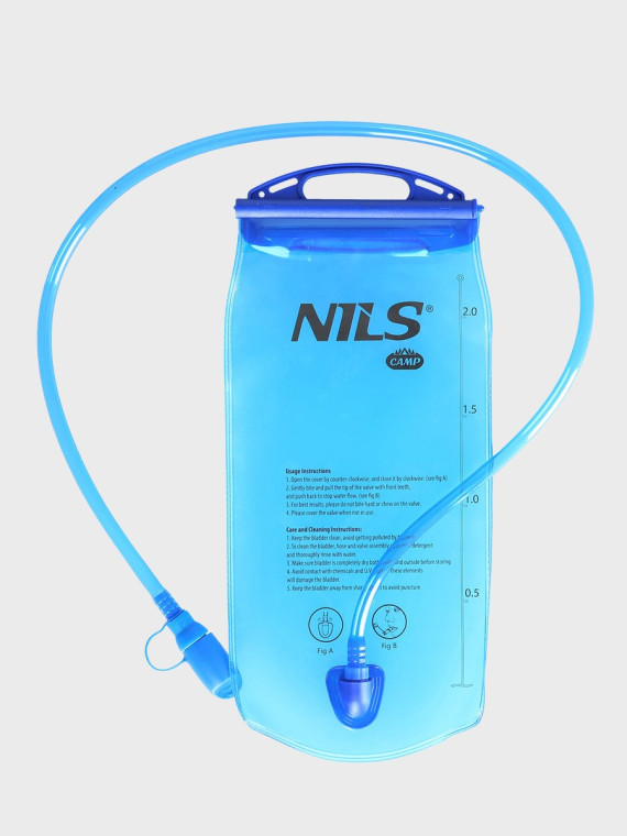 NILS CAMP BUKŁAK NA WODĘ TURYSTYCZNY wkład hydracyjny NC1781 2L niebieski