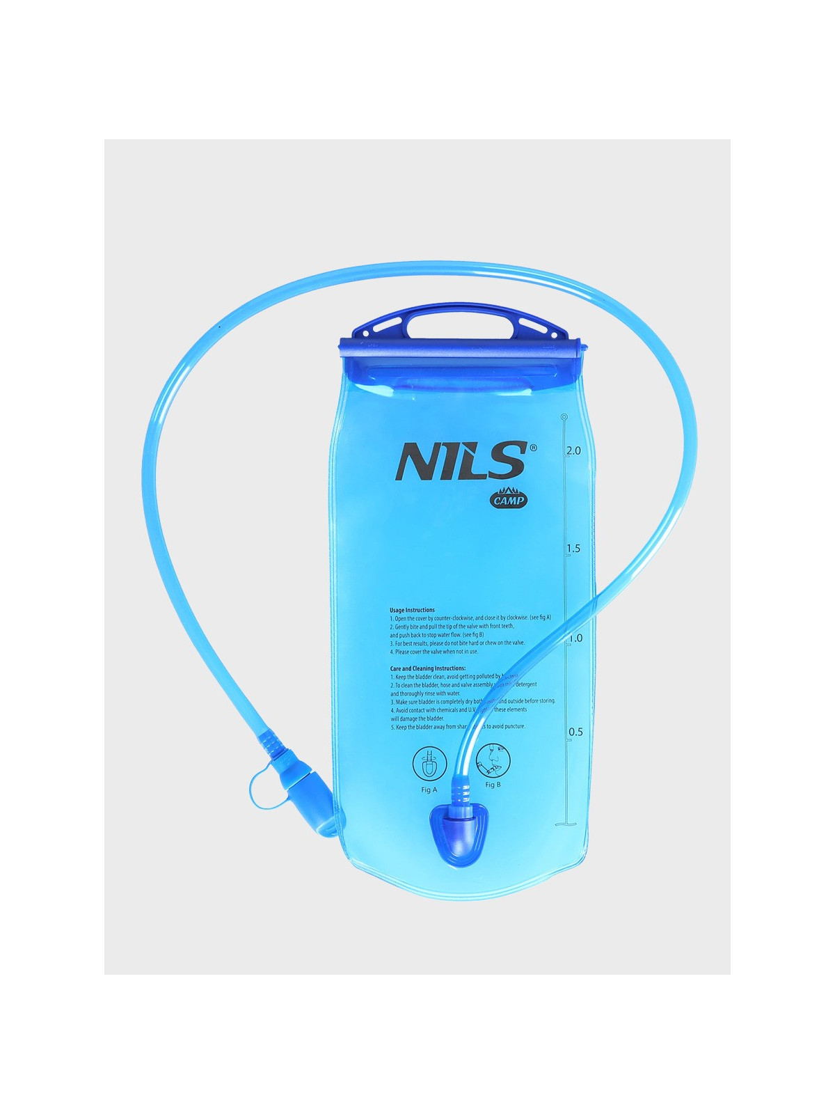 NILS CAMP BUKŁAK NA WODĘ TURYSTYCZNY wkład hydracyjny NC1781 2L niebieski