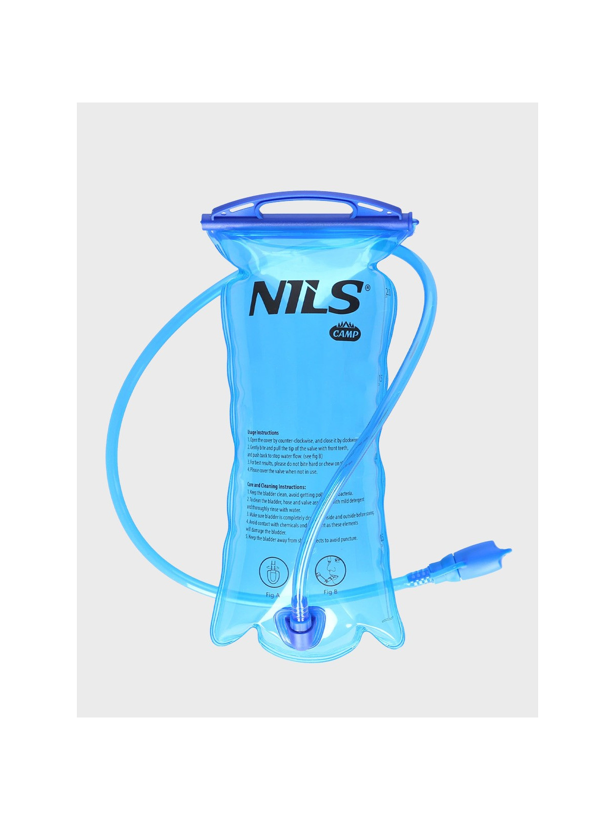 NILS CAMP BUKŁAK NA WODĘ TURYSTYCZNY wkład hydracyjny NC1781 2L niebieski