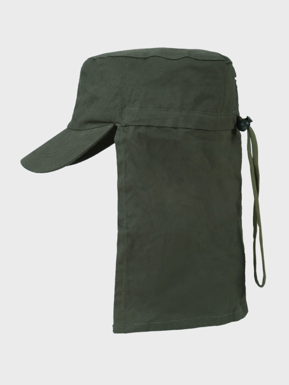FOSTEX GARMENTS Czapka z daszkiem i nakarczkiem patrolówka z ochroną karku Oliwkowa