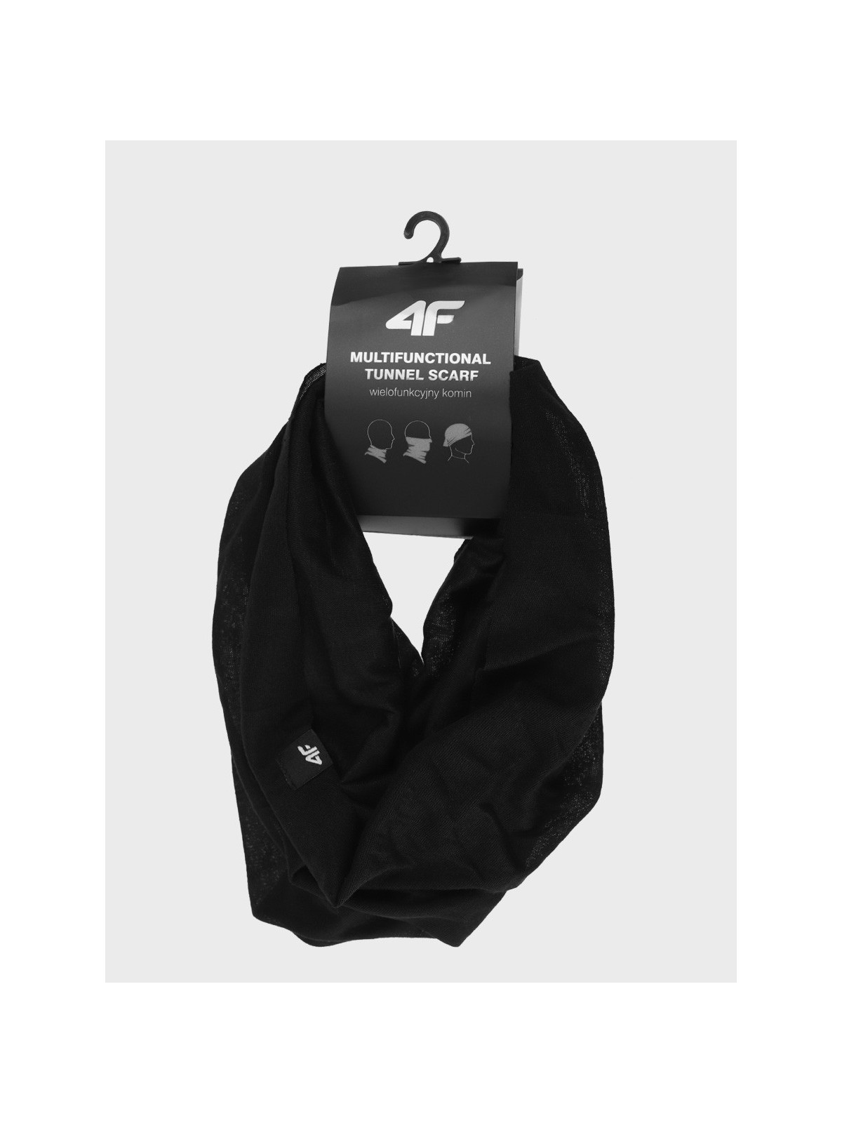 4F KOMIN BANDANA ABDAU149 GŁĘBOKI CZARNY
