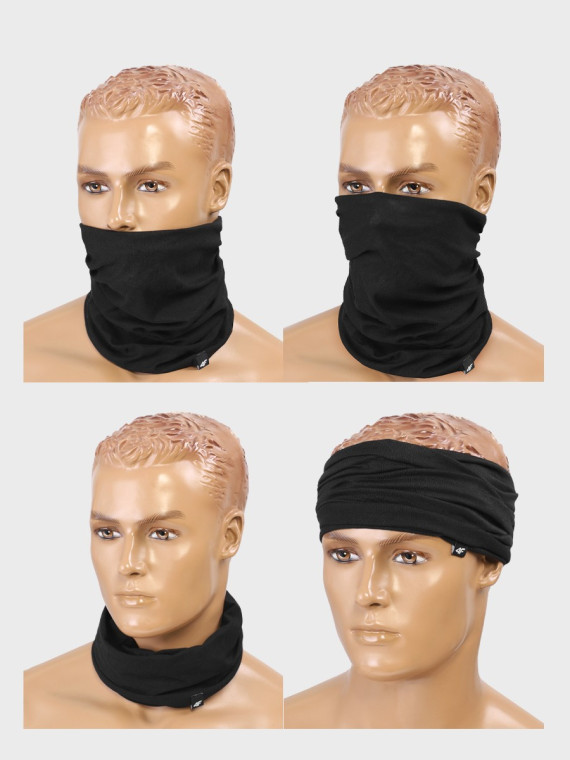 4F KOMIN BANDANA ABDAU149 GŁĘBOKI CZARNY