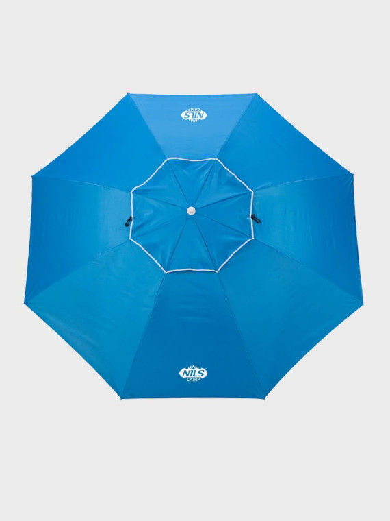 NILS CAMP Parasol plażowy ogrodowy NC7822  XL 220 CM Niebies