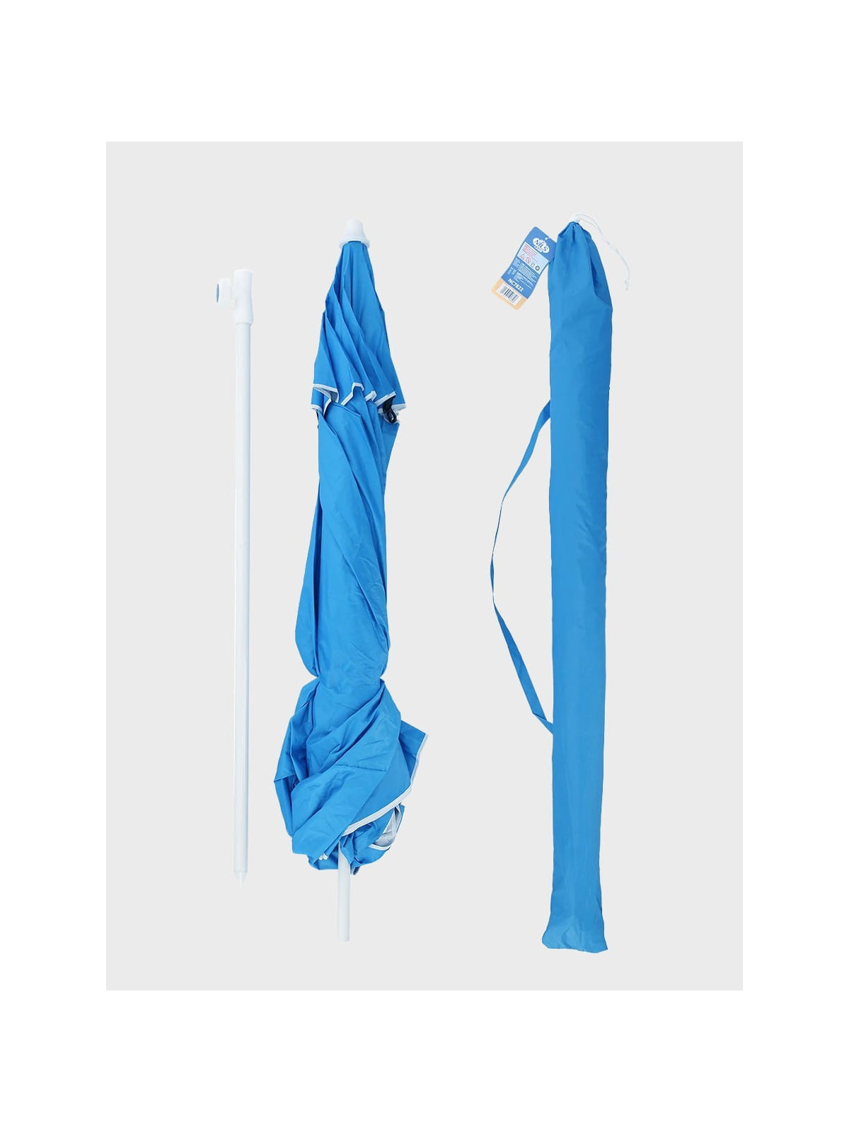NILS CAMP Parasol plażowy ogrodowy NC7822  XL 220 CM Niebies