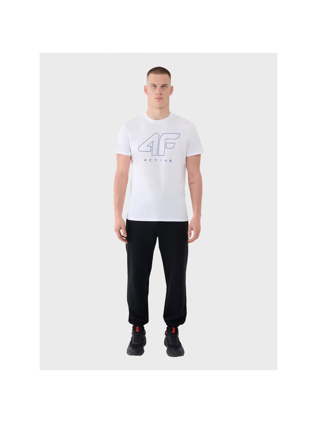 4F KOSZULKA MĘSKA TTSHM3016 EDYCJA LIMITOWANA BIAŁA XXL