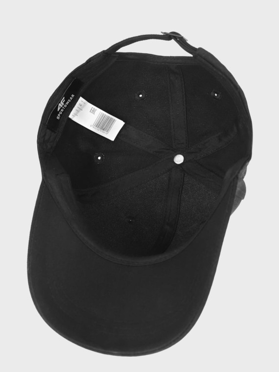 4F Czapka z daszkiem ACABM508 bejsbolówka czarna S/M