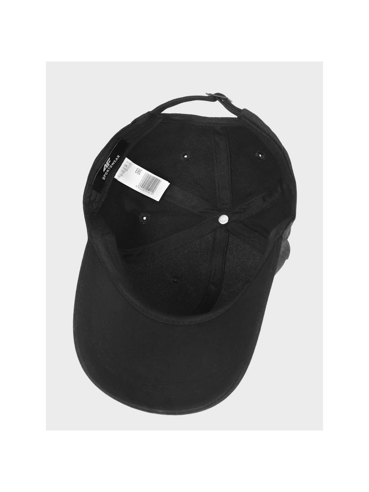 4F Czapka z daszkiem ACABM508 bejsbolówka czarna S/M