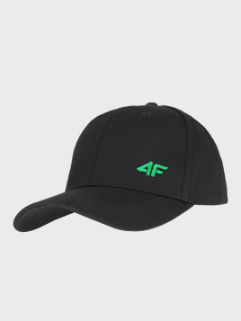 4F Czapka z daszkiem ACABM508 bejsbolówka czarna S/M