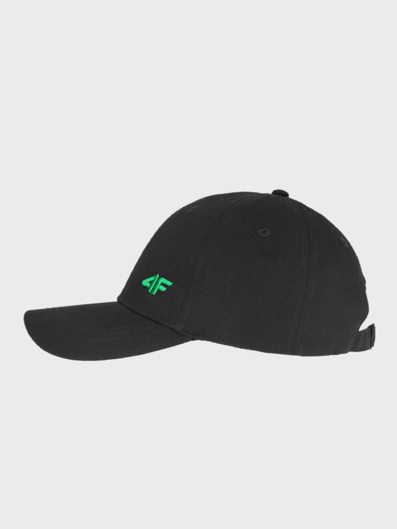 4F Czapka z daszkiem ACABM508 bejsbolówka czarna S/M