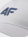 4F Czapka z daszkiem dziecięca ACABU388 bejsbolówka złamana biel