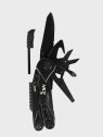 NILS CAMP Multitool NC1744 Narzędzie Wielofunkcyjne 12w1 + Bity Czarny