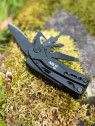 NILS CAMP Multitool NC1744 Narzędzie Wielofunkcyjne 12w1 + Bity Czarny