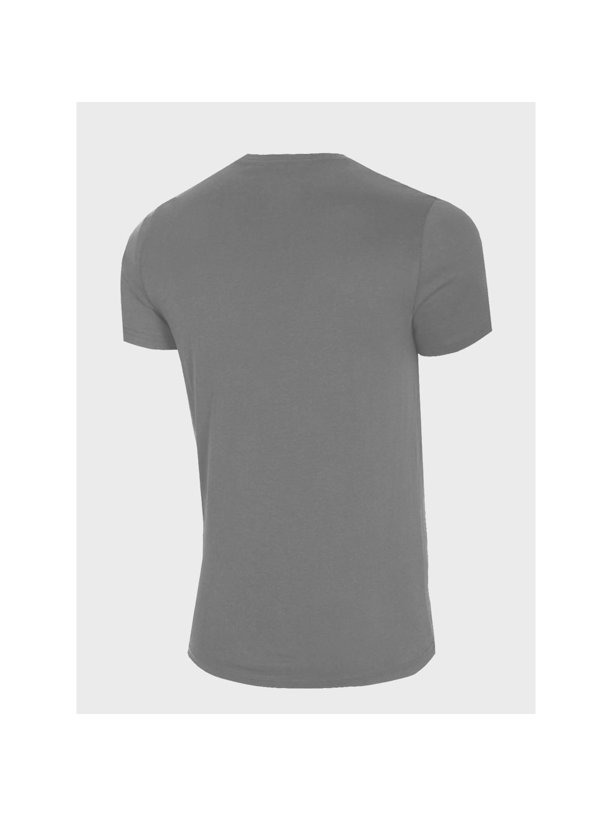 4F Koszulka Męska T-Shirt TTSHM1843 Szara S