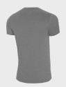 4F Koszulka Męska T-Shirt TTSHM1843 Szara S