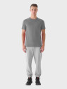 4F Koszulka Męska T-Shirt TTSHM1843 Szara S