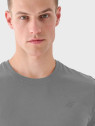 4F Koszulka Męska T-Shirt TTSHM1843 Szara S