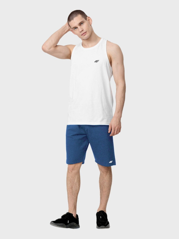 4F Spodenki Męskie Dresowe Sportowe TSHOM496 Denim XXL