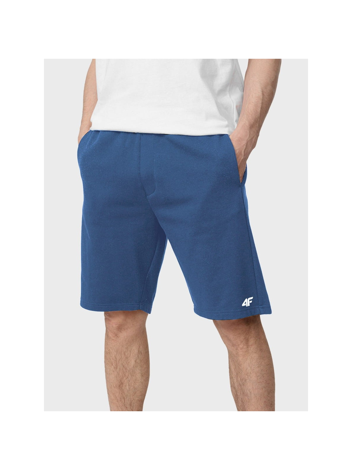 4F Spodenki Męskie Dresowe Sportowe TSHOM496 Denim XXL