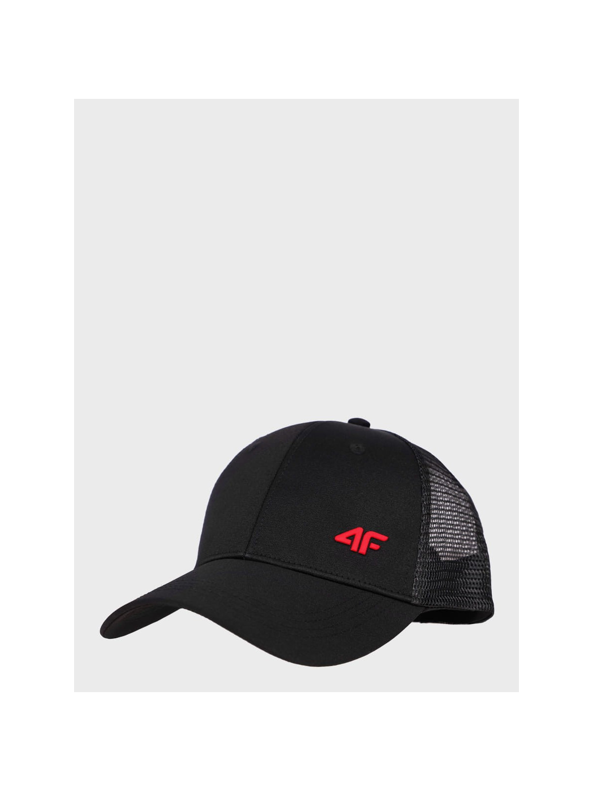 4F Czapka z daszkiem Unisex L24 ACABU360 Czarna L/XL