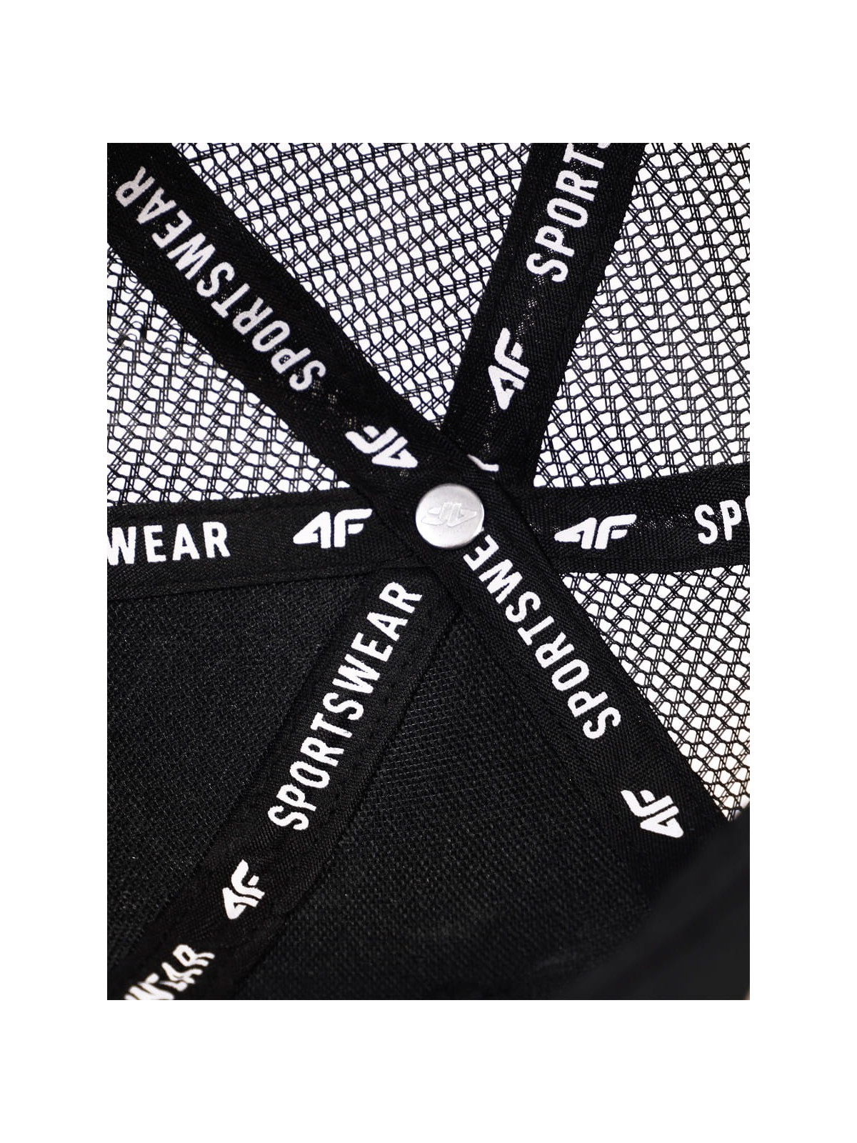 4F Czapka z daszkiem Unisex L24 ACABU360 Czarna L/XL
