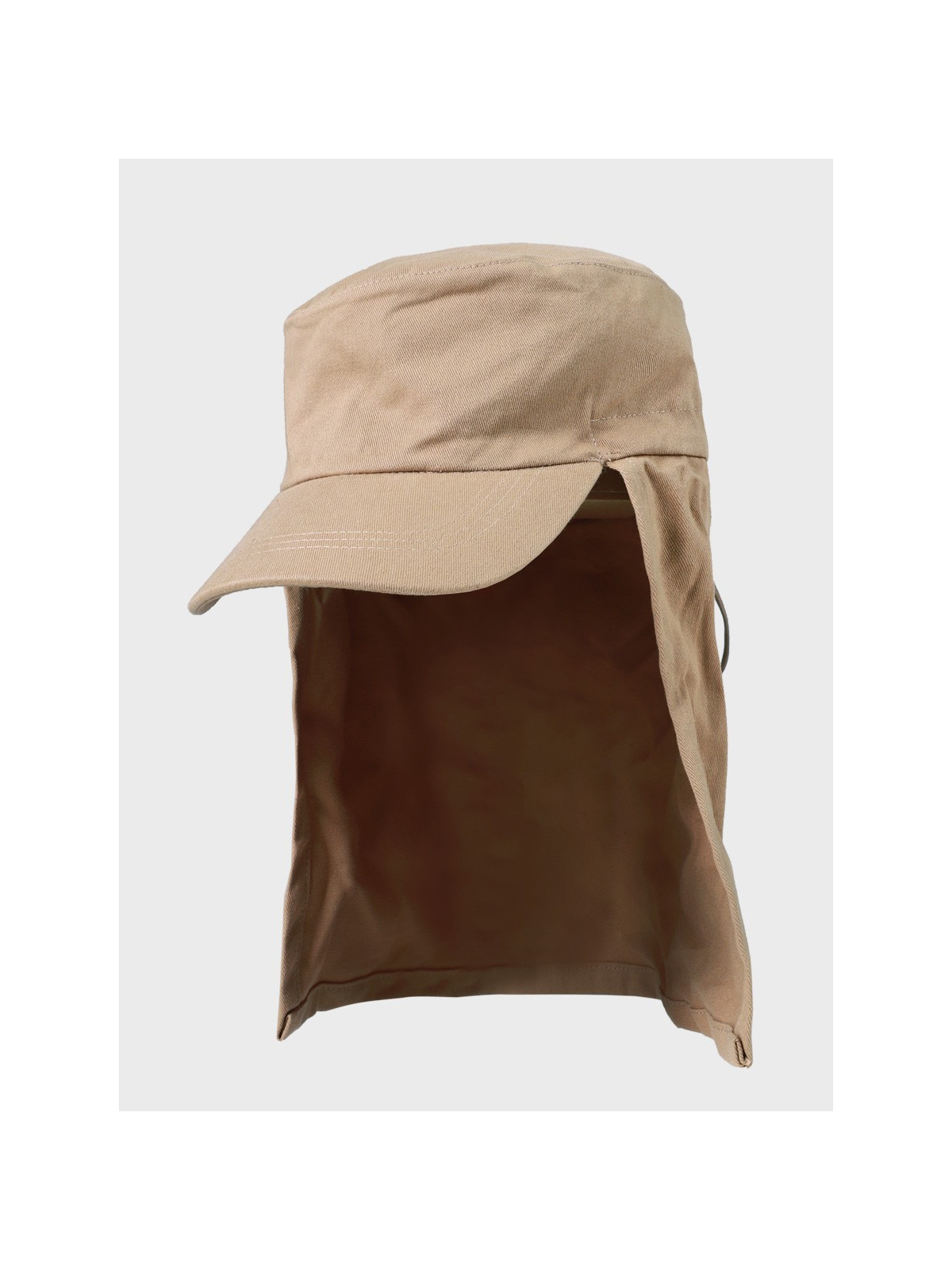 FOSTEX GARMENTS Czapka z daszkiem i nakarczkiem patrolówka z ochroną karku khaki