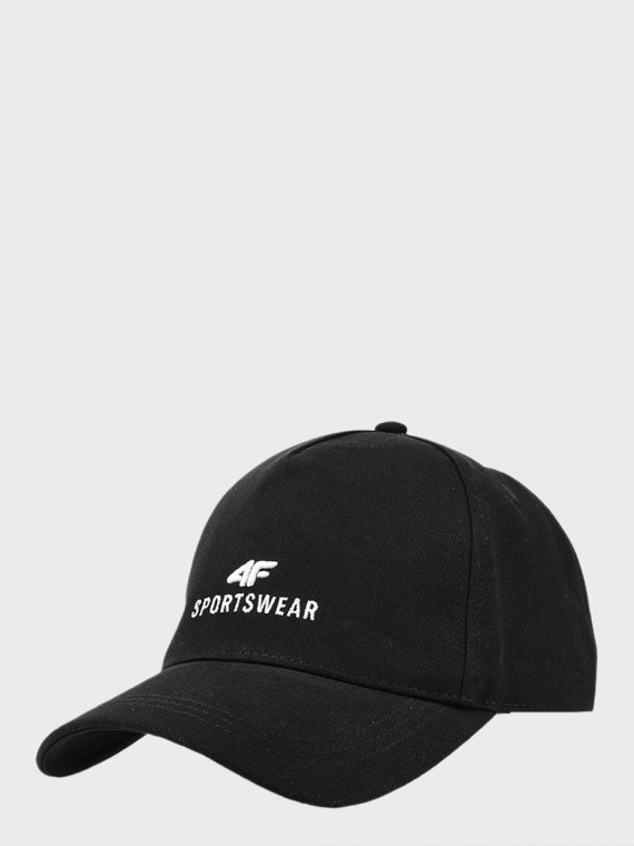 4F Czapka z daszkiem L24 ACABU266 Unisex Czarna S/M