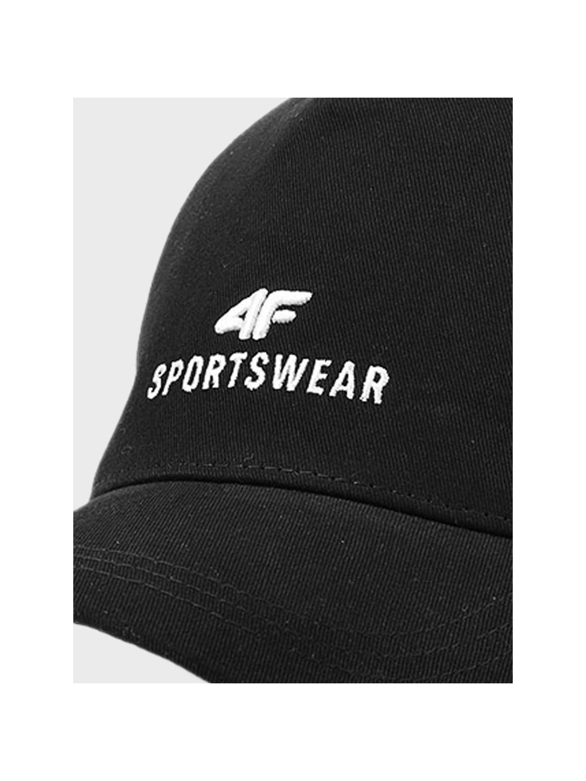 4F Czapka z daszkiem L24 ACABU266 Unisex Czarna S/M