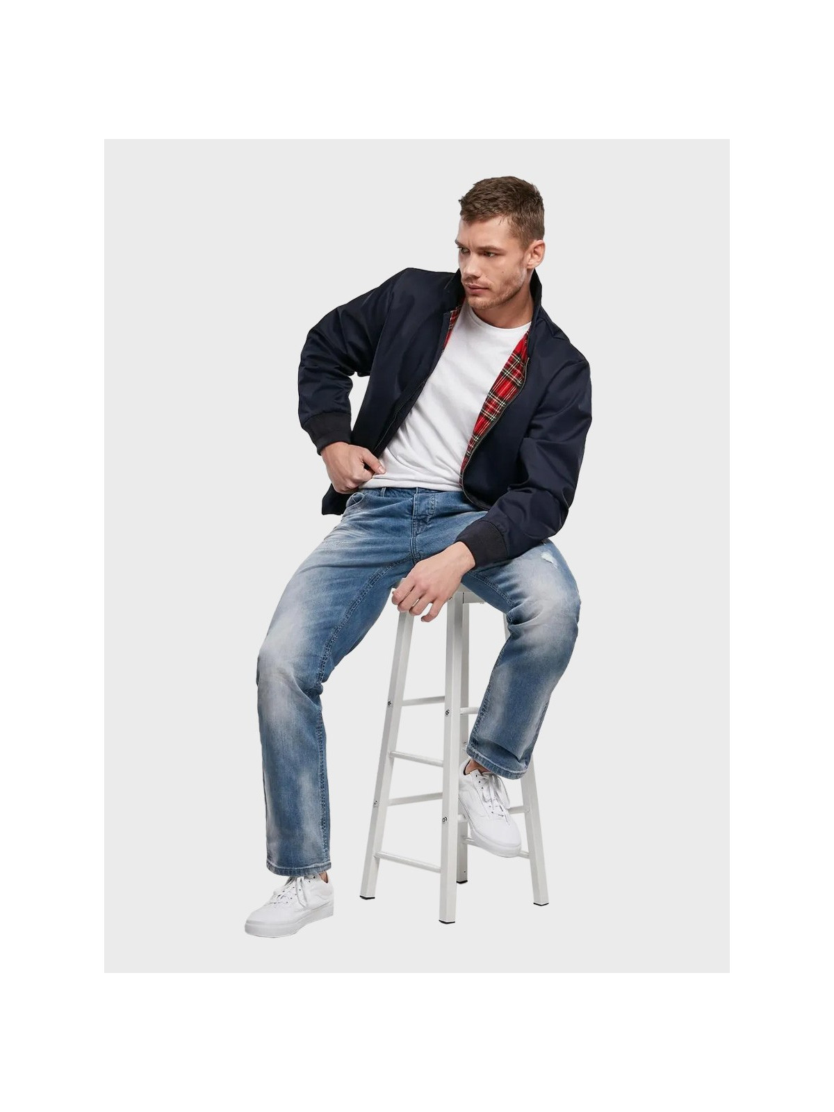 BRANDIT Kurtka męska Lord Canterbury bez kaptura navy granatowa XXL
