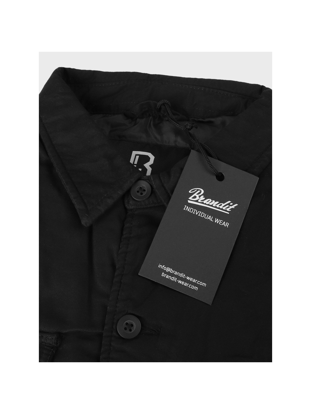 BRANDIT Kurtka przejściowa wiosenna Lumber Jacket czarna XXL