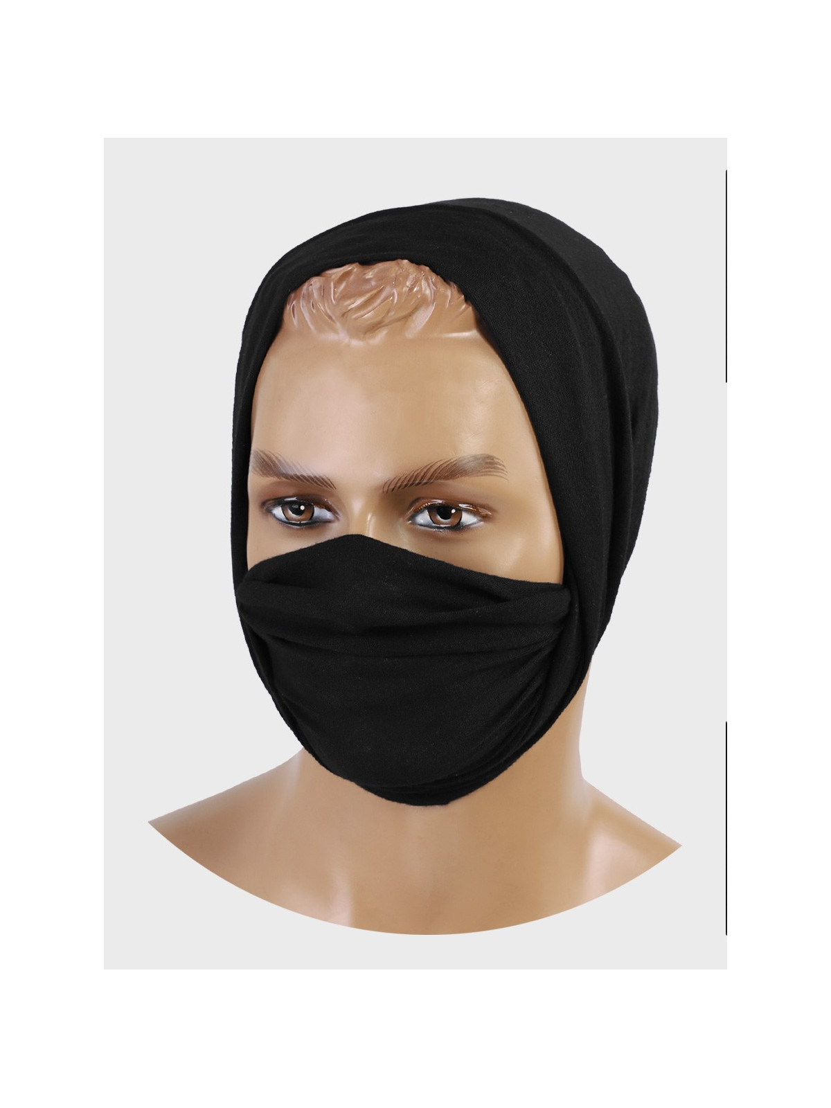BRANDIT KOMIN WIELOFUNKCYJNY CHUSTA BANDANA CZARNY