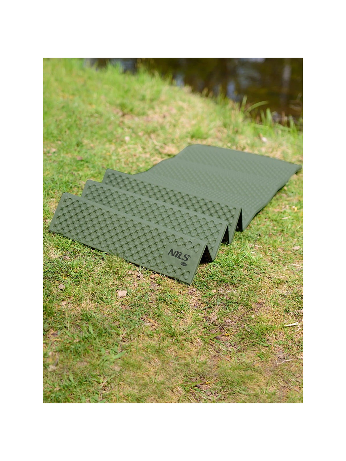 NILS CAMP Mata karimata składana izolacyjna turystyczna pianka 188x60cm zielona