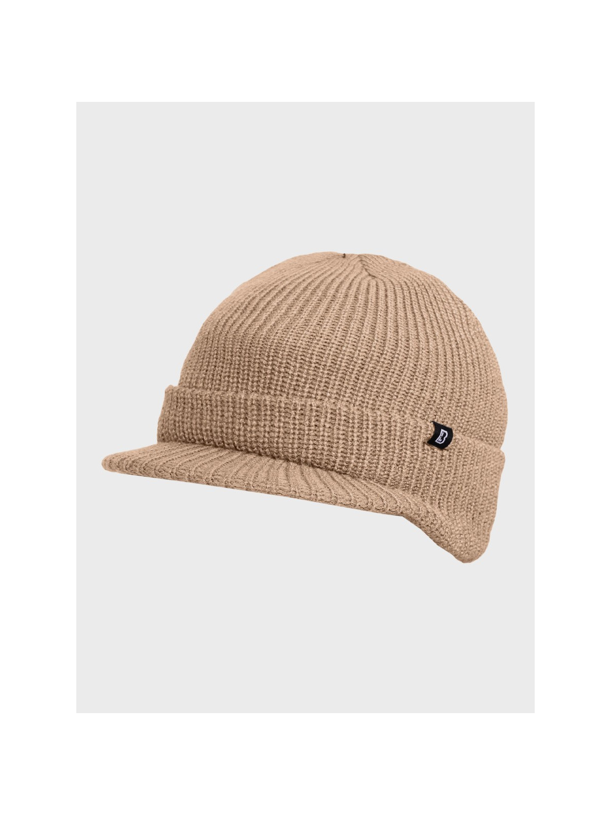 BRANDIT CZAPKA ZIMOWA Z DASZKIEM SHIELD CAP BEŻOWA