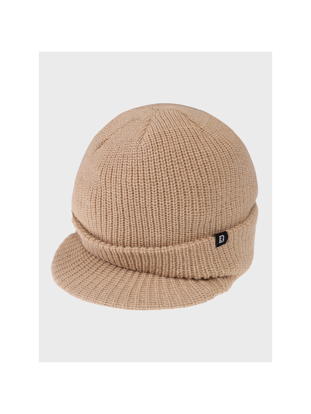 BRANDIT CZAPKA ZIMOWA Z DASZKIEM SHIELD CAP BEŻOWA