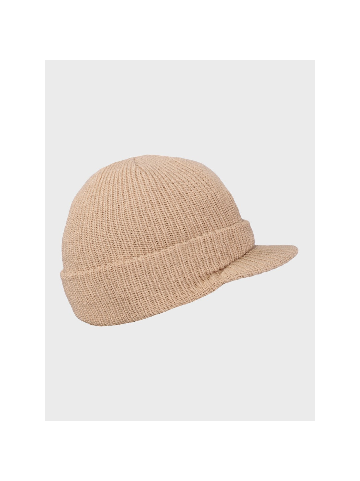 BRANDIT CZAPKA ZIMOWA Z DASZKIEM SHIELD CAP BEŻOWA