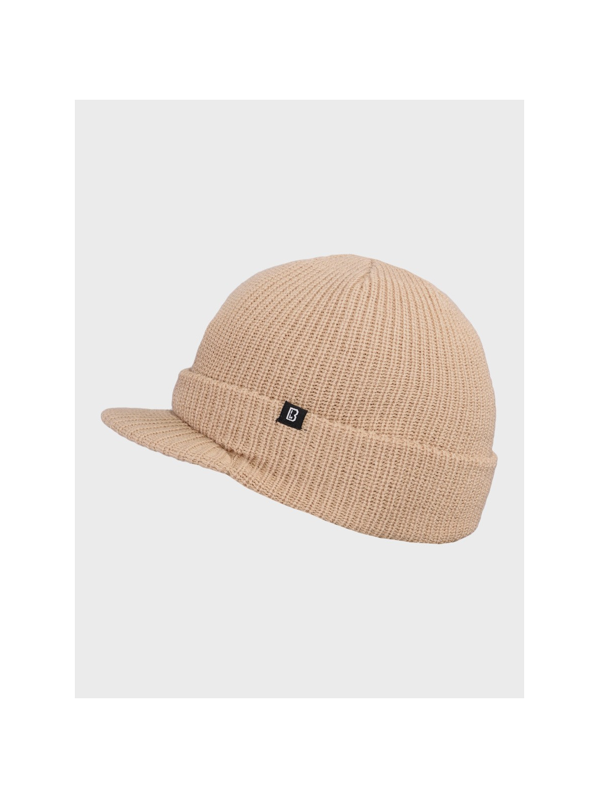BRANDIT CZAPKA ZIMOWA Z DASZKIEM SHIELD CAP BEŻOWA