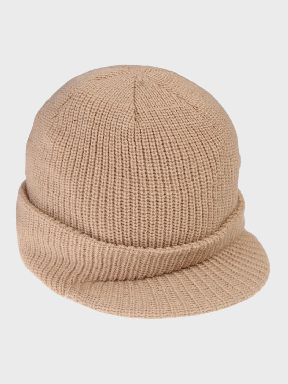 BRANDIT CZAPKA ZIMOWA Z DASZKIEM SHIELD CAP BEŻOWA
